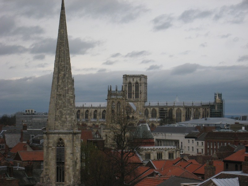 2011 UK England York 0650.jpg - A visit to Newcastle England for a company audit allowed time to visit the city of York. Train rides, train museum, walled city, large churches.